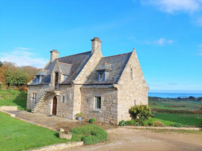 Breton granite stone house with fantastic sea views